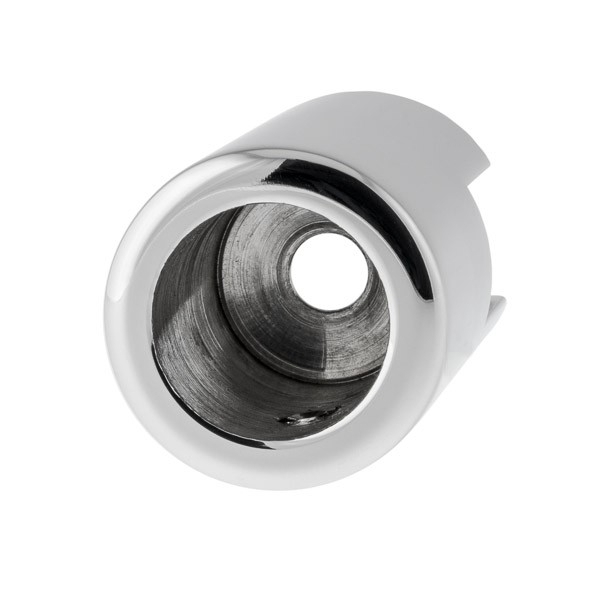 Glasklemme für Rohr 20 mm | Deckenbefestigung | Hochglanz