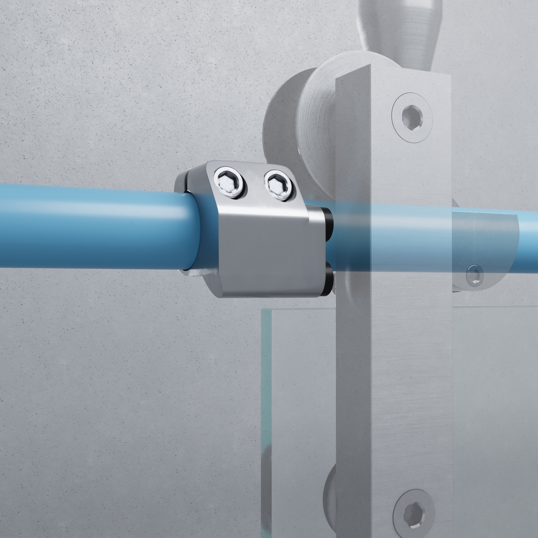 Stopper-Set flach