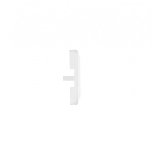 Endkappe Glas-Klemmprofil MINI | 8-8,76 mm | Weiss