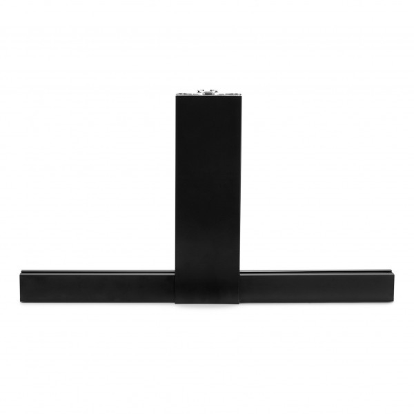 Glas T-Klemmprofil Set | 12-12,76 mm | Schwarz