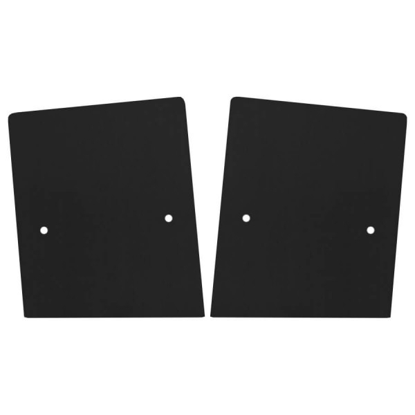 Wandklemmprofil 5° eckig für 17,52 SentryGlas, Schwarz RAL 9005 matt
