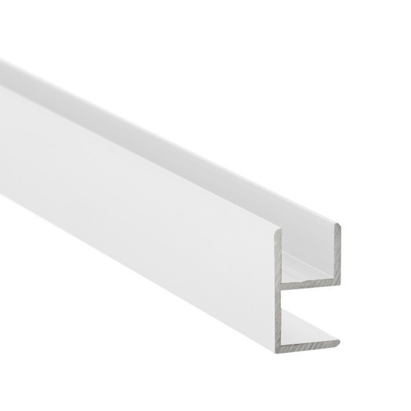 E-Profil | Aluminium | 10 mm | Weiss