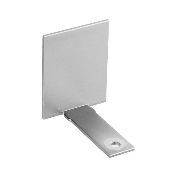 Endkappe Glas-Klemmprofil | 17,52 mm | Pressblank