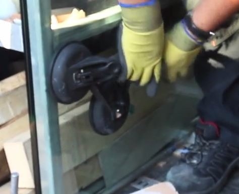 Saugheber für Glastransport
