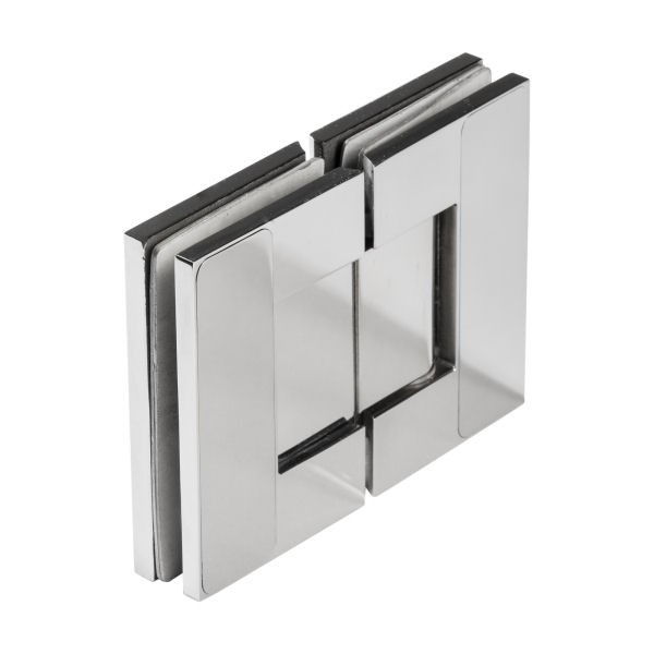 Scharnier Verbindung | Glas-Glas 180° | Hochglanz