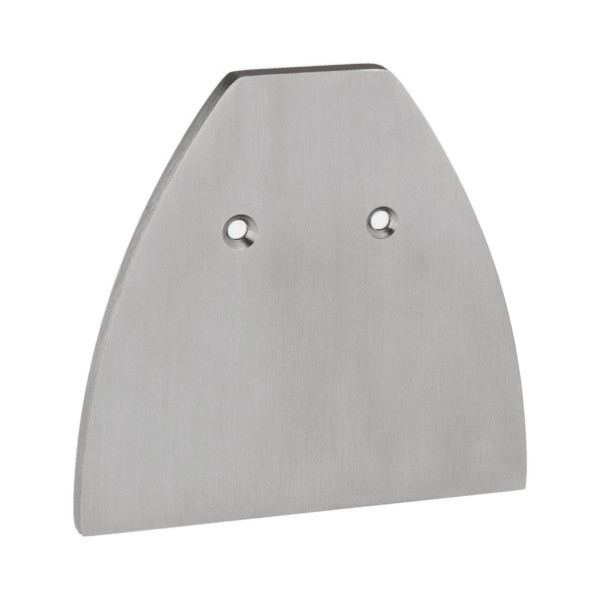 Klemmprofil 17,52 mm, ovales Design - Edelstahloptik
