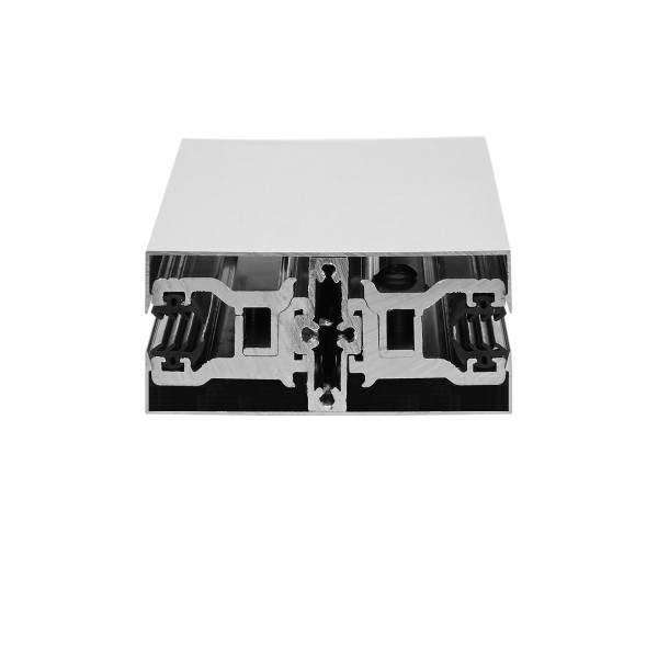 Glas H-Klemmprofil Set | 12-12,76 mm | Pressblank
