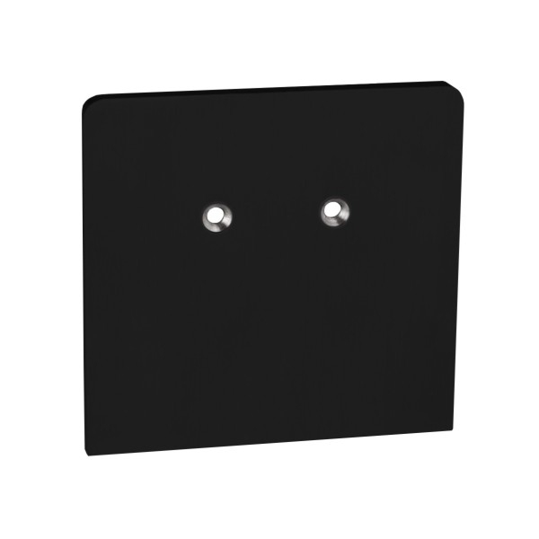 Klemmprofil 17,52 mm, eckiges Design - Schwarz