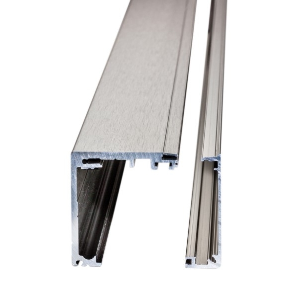Schiebetür-System Alu mit Softclose 2.400 mm