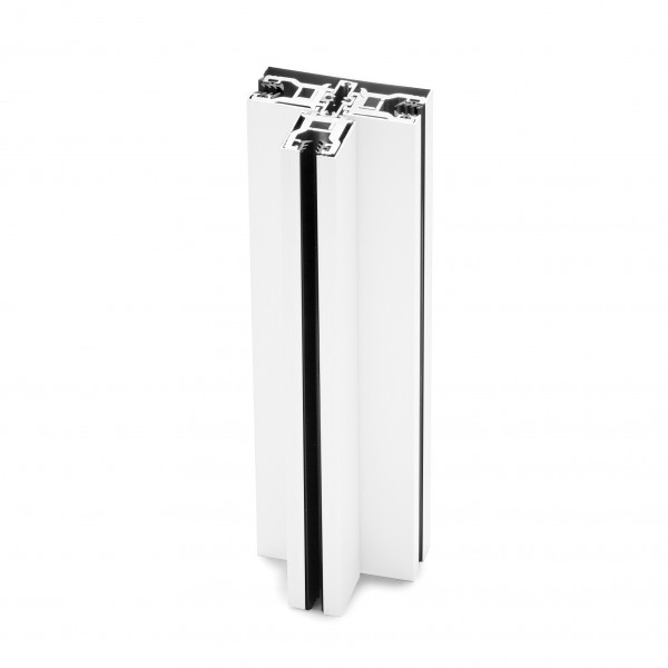 Glas T-Klemmprofil Set | 12-12,76 mm | Weiss
