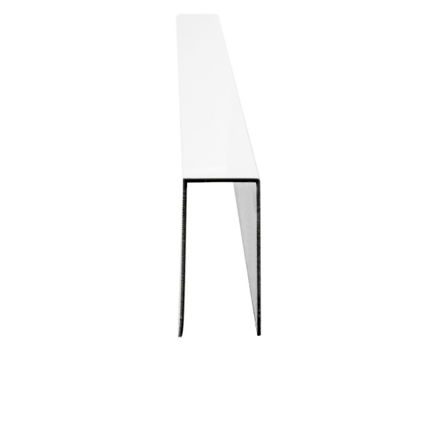 U-Profil - Innenmaß 10,5 x 24 mm - 4 m lang - Hochglanz