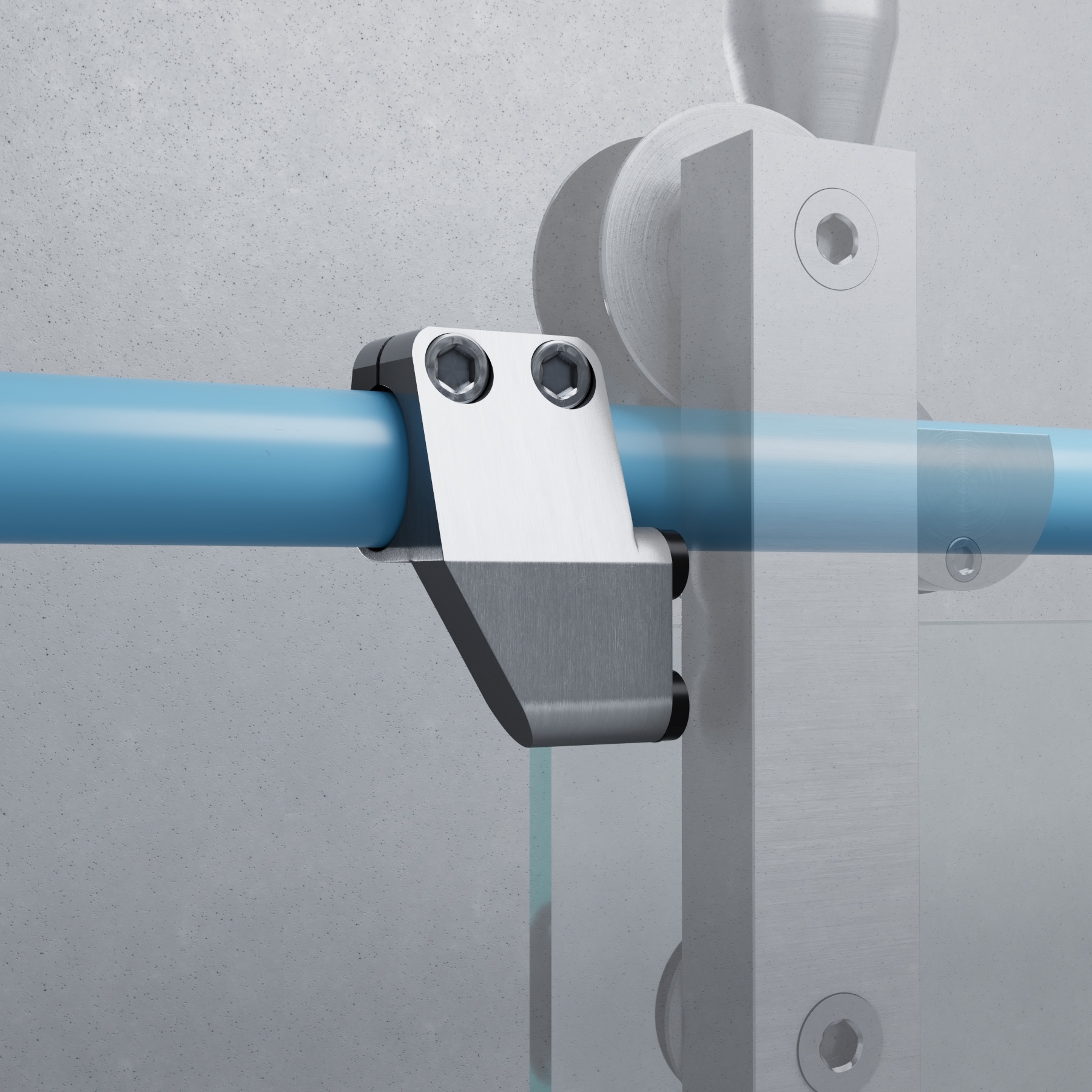 Stopper flach | links