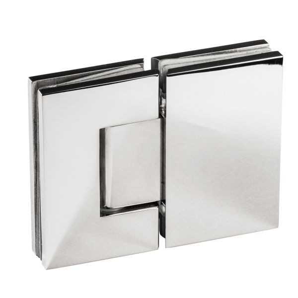 Scharnier Verbindung | Glas-Glas 180° | Hochglanz