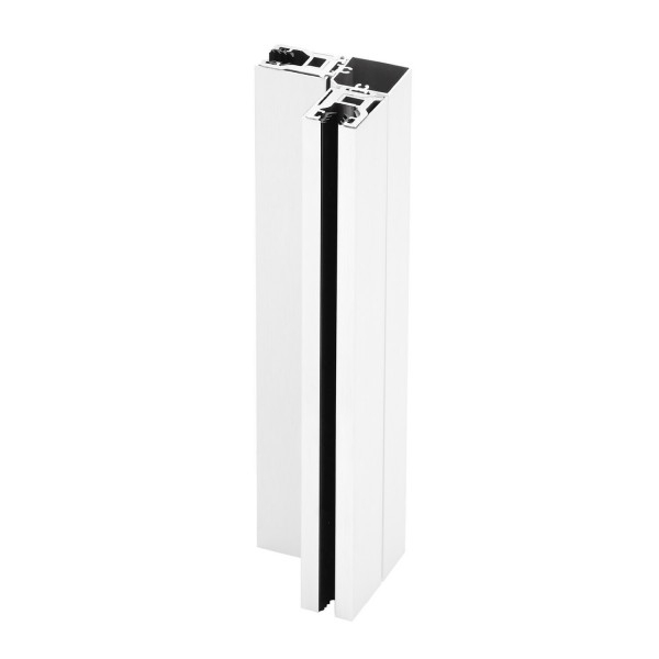 Glas Eck-Klemmprofil Set | 10-10,76 mm | Weiss