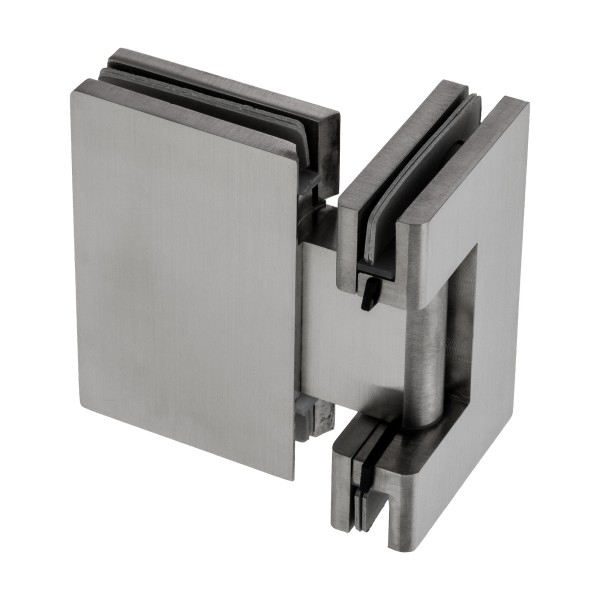 Scharnier Verbindung | Glas-Glas 180° | matt