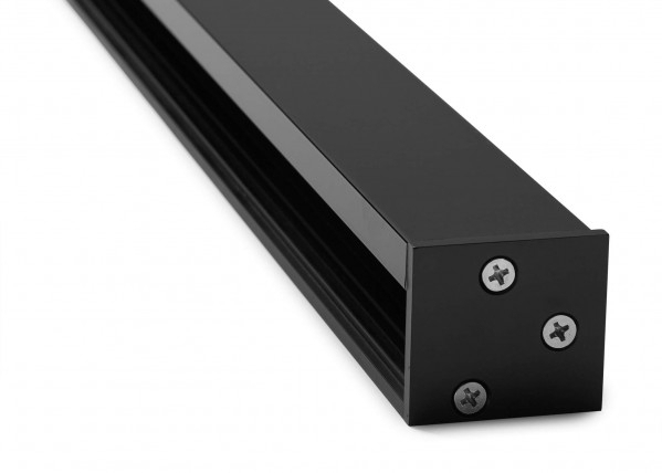 Französischer Balkon, Komplettset Schwarz RAL 9005 matt, Länge 900 mm