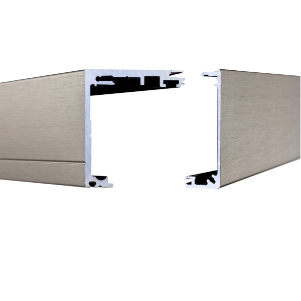 Schiebetür-System Alu mit Softclose 2.400 mm
