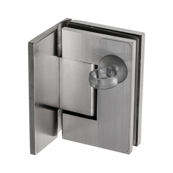 Scharnier Verbindung | Glas-Wand 90° | matt