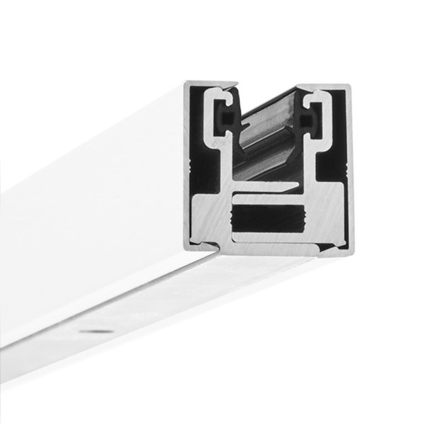 Glas-Klemmprofil MINI | 10-10,76 mm | Weiss