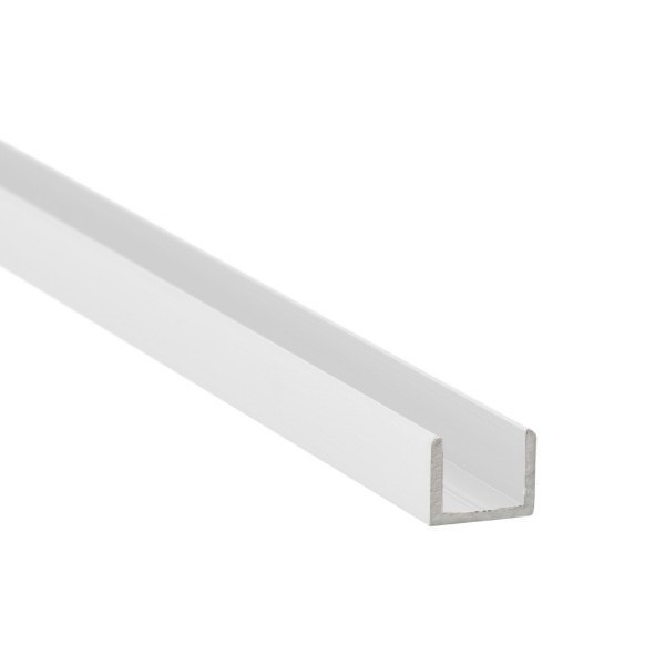 U-Profil | Aluminium | 10 mm | Weiss
