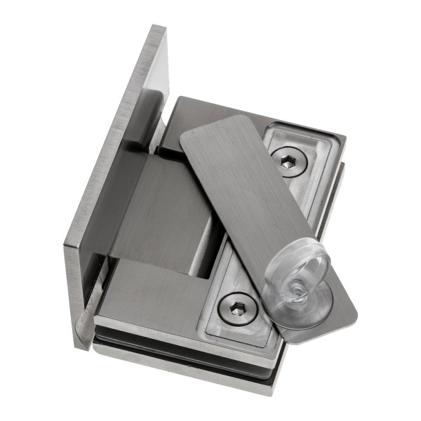 Scharnier Verbindung | Glas-Wand 90° | matt