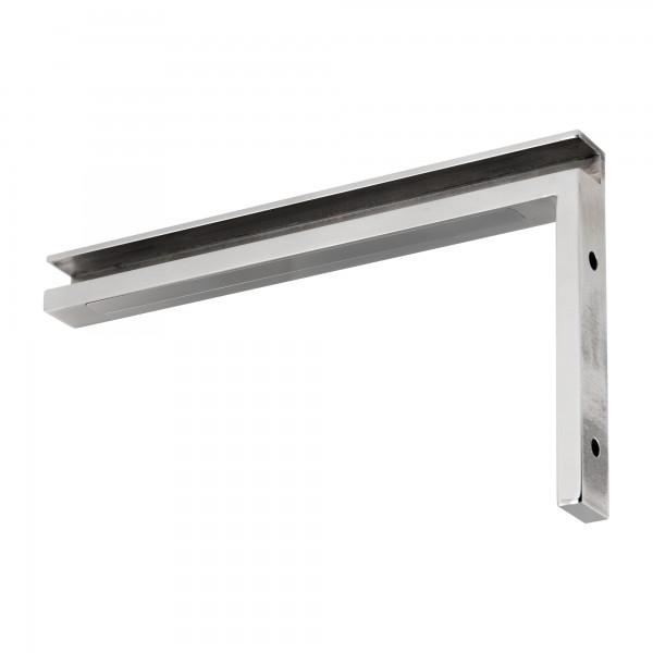 Stabilisierungswinkel 90° links für Glas-Duschen Hochglanz