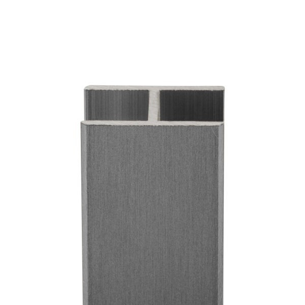 H-Profil | Aluminium | 17,52 mm | Edelstahloptik