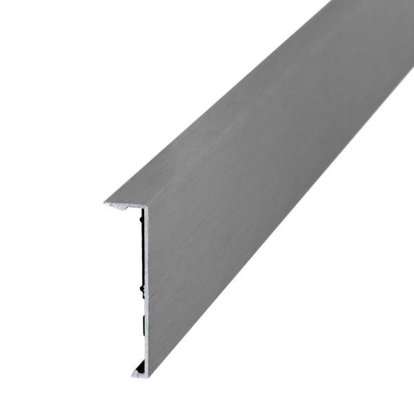Sockelleisten Set 6000 mm - Edelstahloptik gebürstet