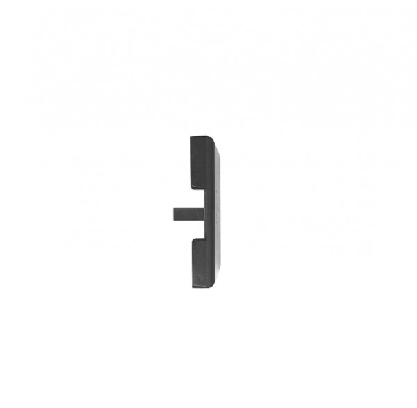 Endkappe Glas-Klemmprofil MINI | 8-8,76 mm | Anthrazit