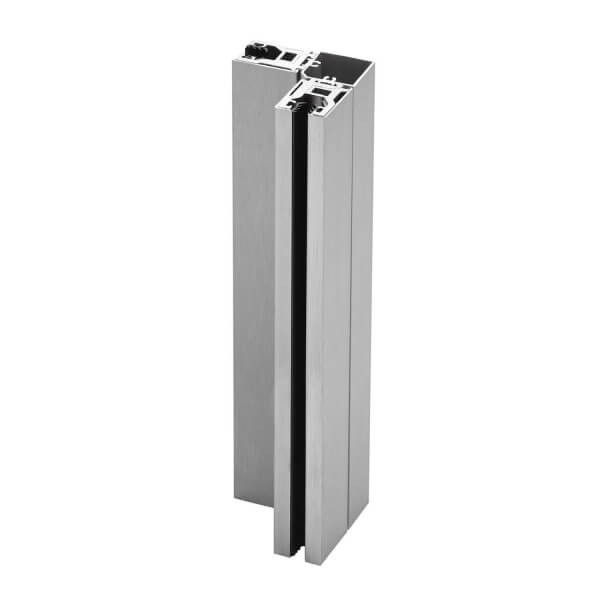 Glas Eck-Klemmprofil Set | 12-12,76 mm | Edelstahloptik