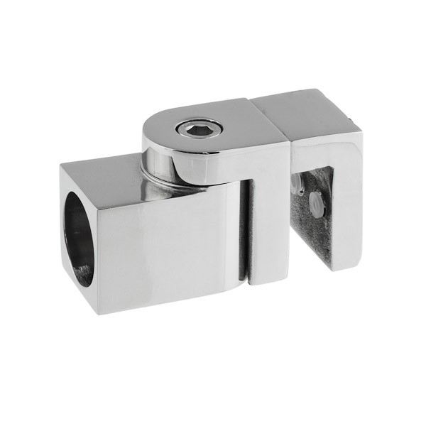 Glas-Rohr-Verbindung variabel | Durchmesser 20 mm | matt