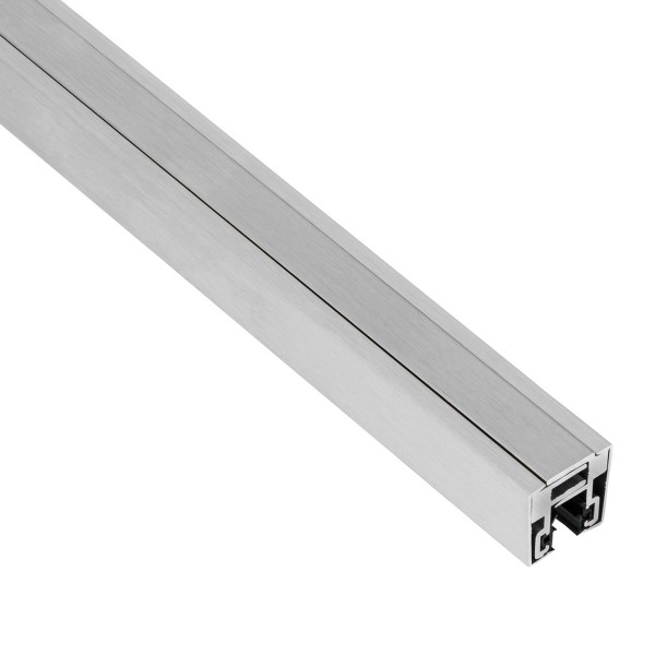Endstück Glas-Klemmprofil MINI | 8-8,76 mm | Pressblank