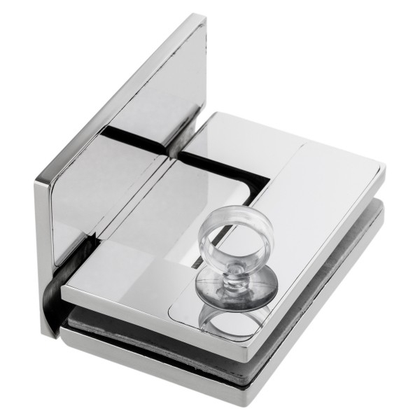 Scharnier Verbindung | Glas-Wand 90° | Hochglanz