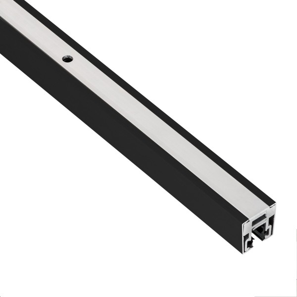 Glas-Klemmprofil MINI | 10-10,76 mm | Schwarz