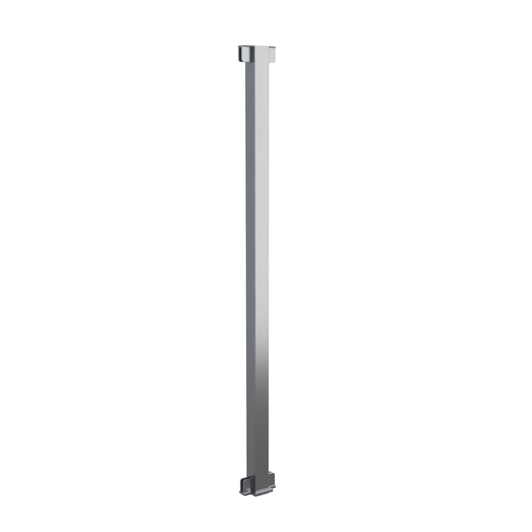 Mittel-Pfosten System A 60x60 mm zum Einbetonieren