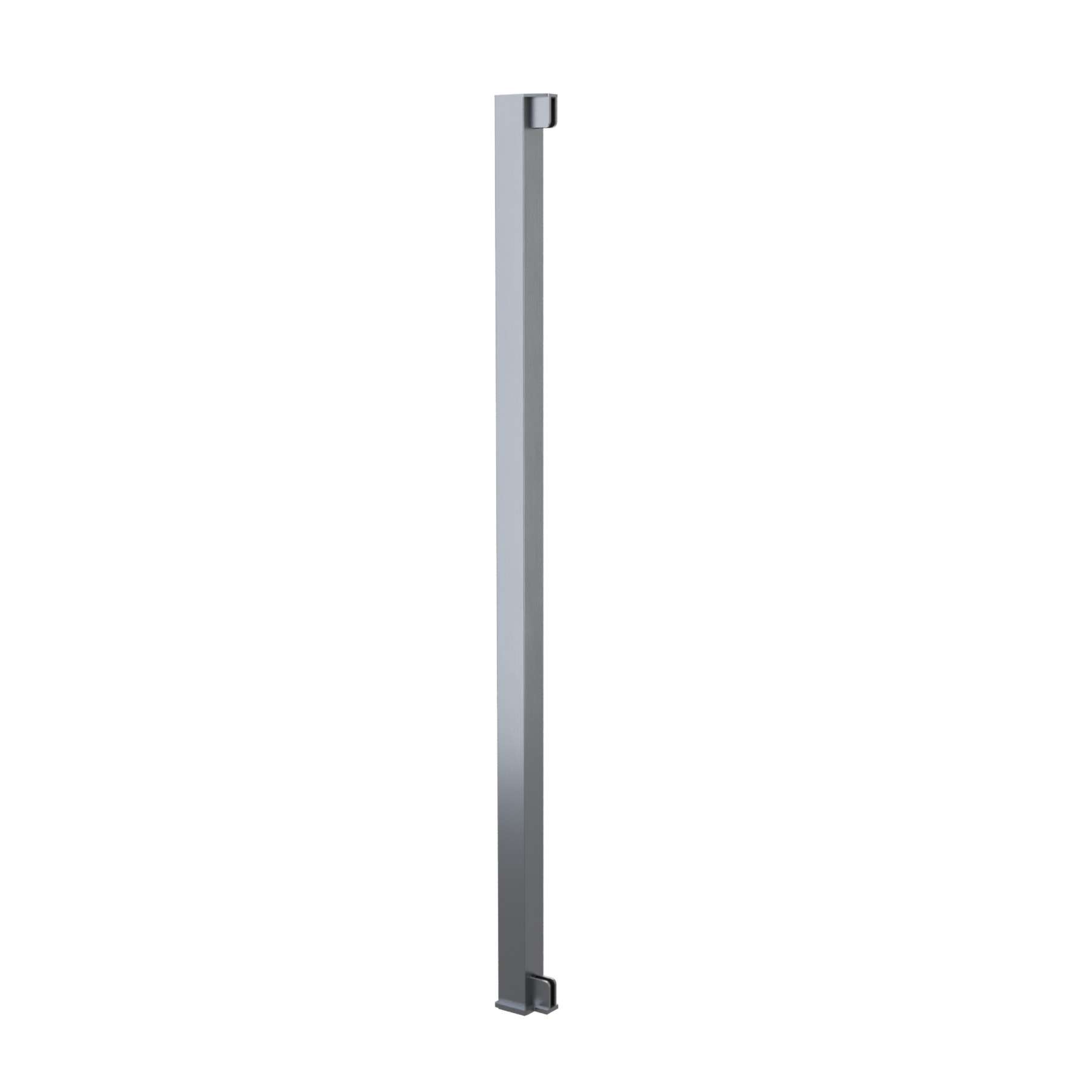 End-Pfosten System A 60x60 mm zum Einbetonieren
