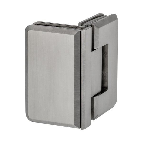 Scharnier Verbindung Glas-Glas 90° R/L Anschlag - Matt