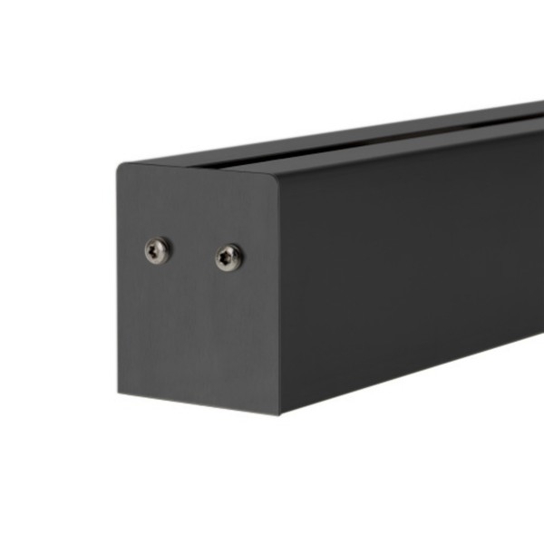 Klemmprofil 17,52 mm, eckiges Design - Anthrazit