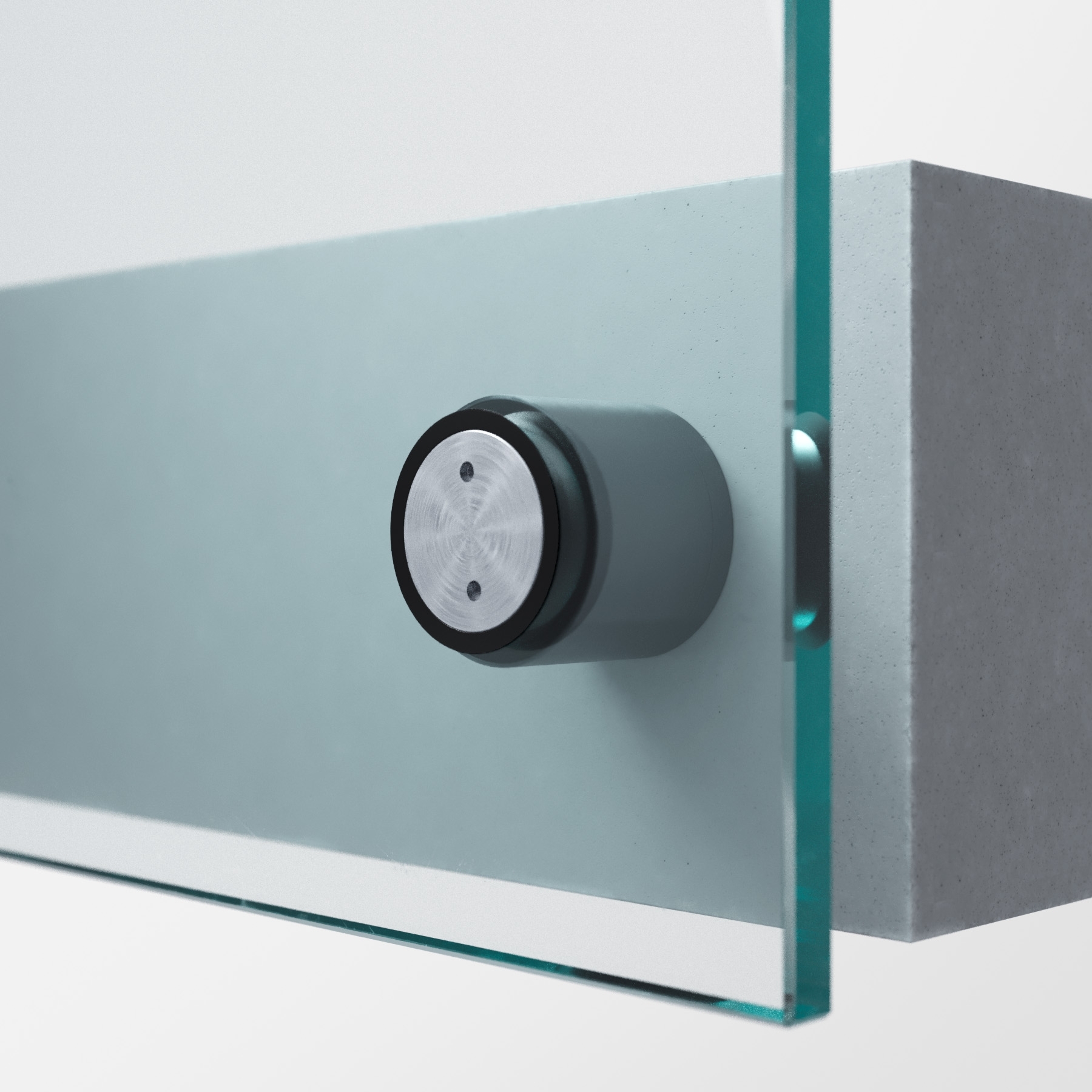 Punkthalter Glas-Wand, für 10-12 mm Glas, 18-22mm Wandabstand