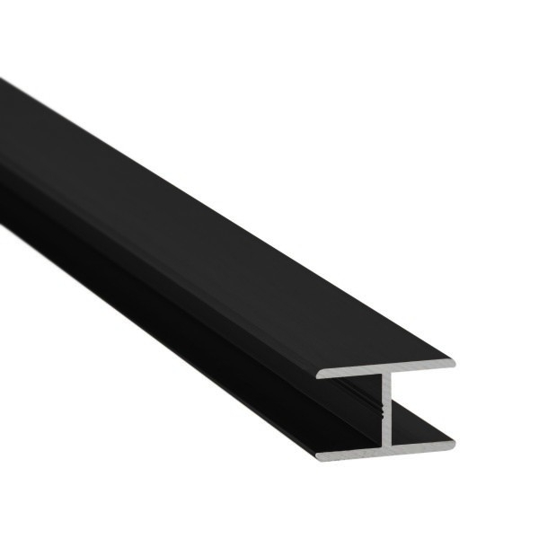 H-Profil | Aluminium | 21,52 mm | Schwarz