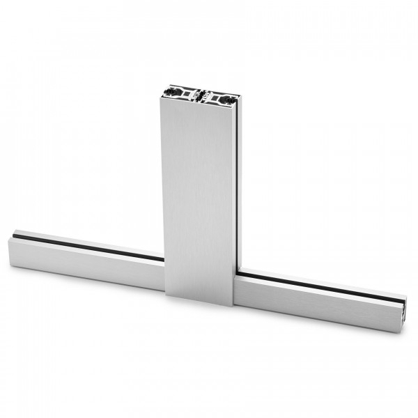 Glas H-Klemmprofil Set | 10-10,76 mm | Pressblank