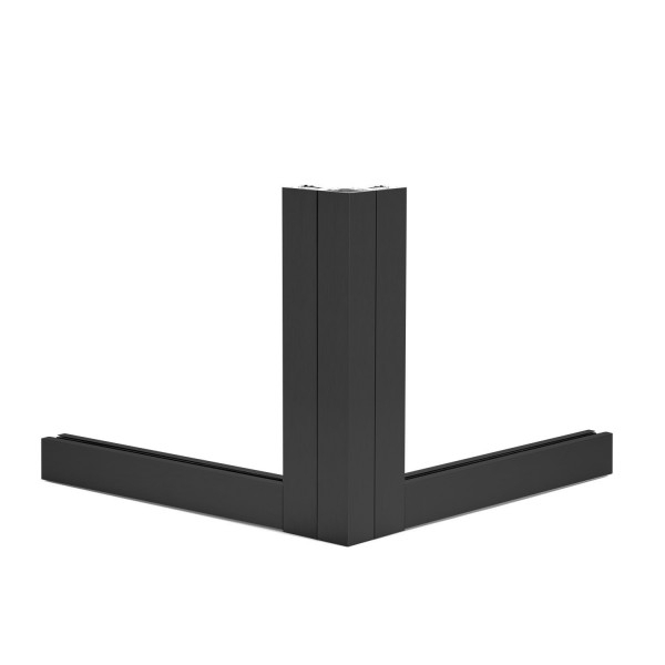 Glas Eck-Klemmprofil Set | 10-10,76 mm | Anthrazit