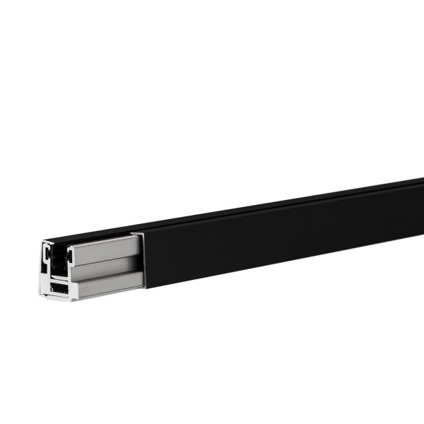 Glas-Klemmprofil MINI | 10-10,76 mm | Schwarz
