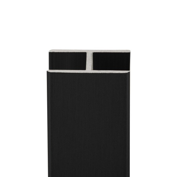 H-Profil | Aluminium | 21,52 mm | Schwarz