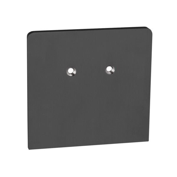 Klemmprofil 17,52 mm, eckiges Design - Anthrazit