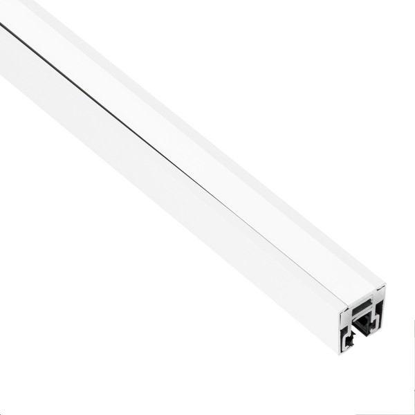 Endstück Glas-Klemmprofil MINI | 10-10,76 mm | Weiss