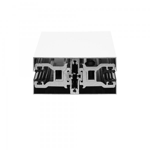 Glas H-Klemmprofil Set | 12-12,76 mm | Weiss