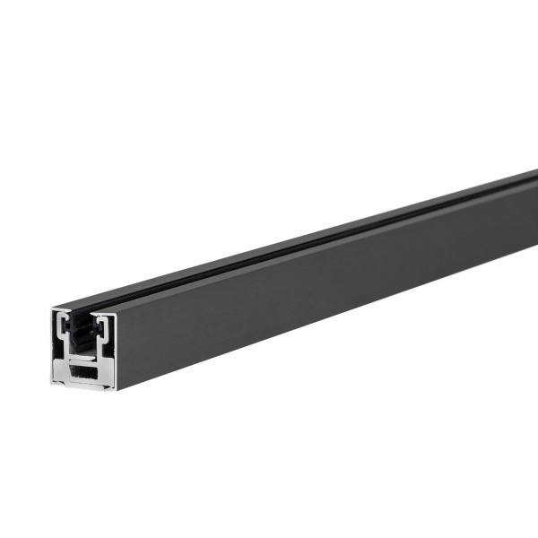 Endstück Glas-Klemmprofil MINI | 8-8,76 mm | Anthrazit