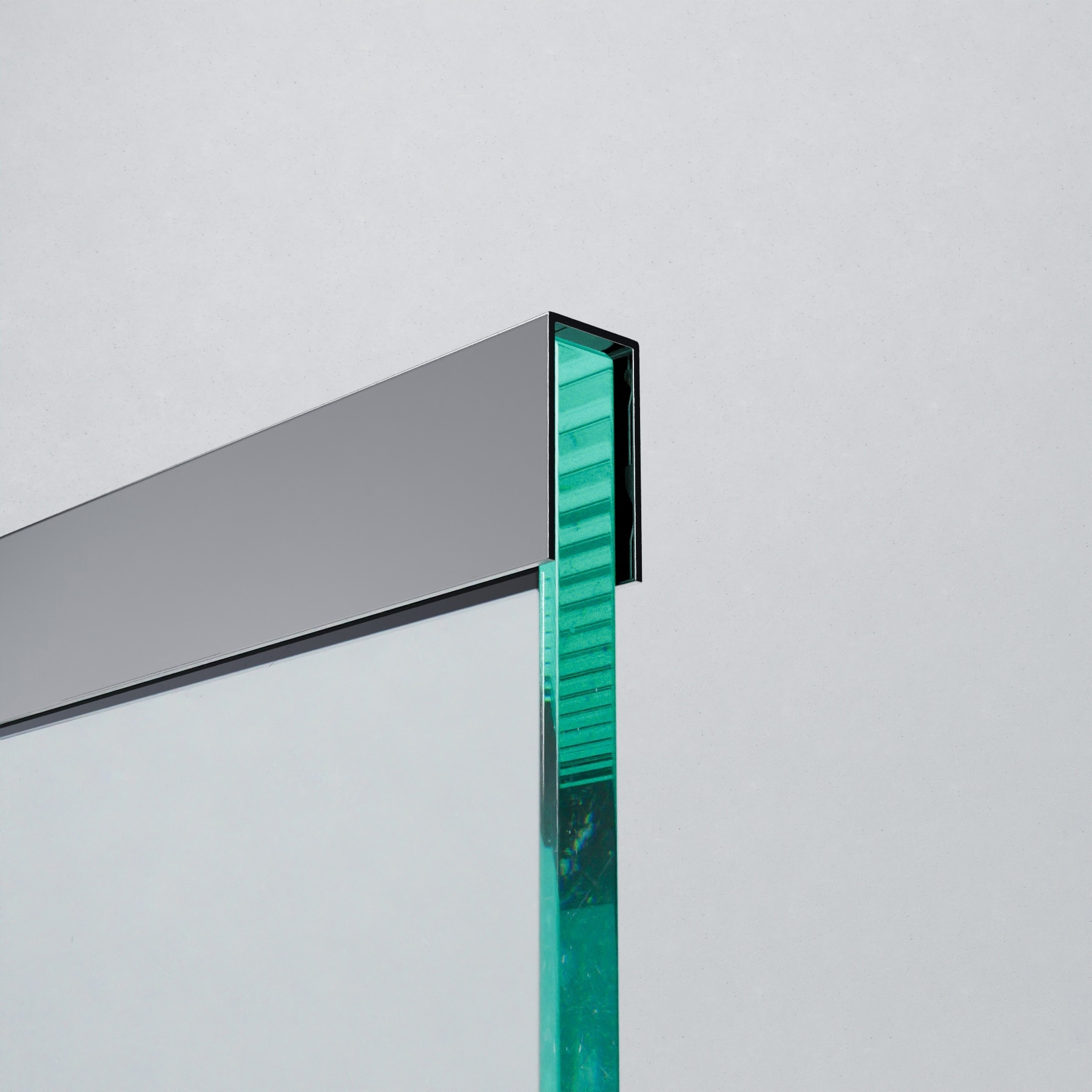 U-Profil - Innenmaß 10,5 x 24 mm - 2,5 m lang - Hochglanz